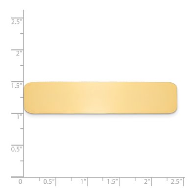 Polished Brass Engravable Plates - Set of 6 – view 2