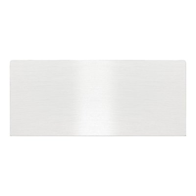 Satin Aluminum Engravable Plates - Set of 6