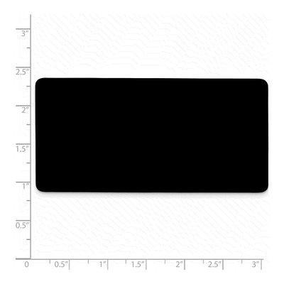 Engravable Black Anodized Aluminum Plates, Set of 6 – view 2
