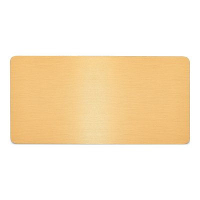 Copper Aluminum Engravable Plates - Set of 6