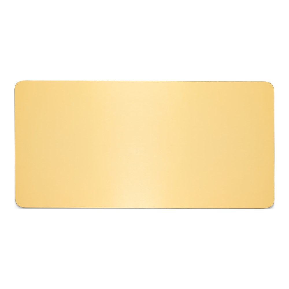 Polished Brass Plates, Set of 6