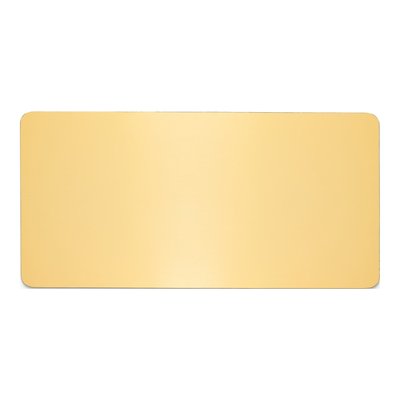 Polished Brass Plates, Set of 6