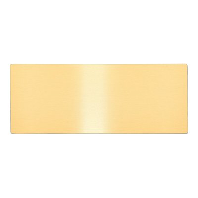 Satin Brass Plates, Set of 6