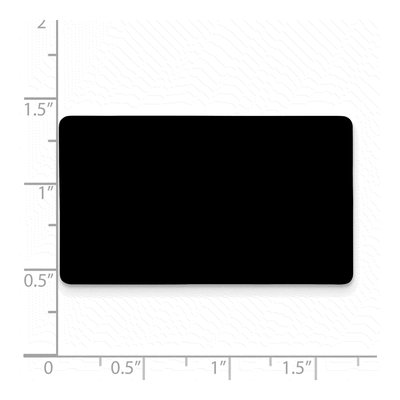 Engravable Black Aluminum Plates – view 2