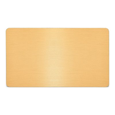 Copper Aluminum Engravable Plates - Set of 6