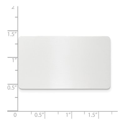 Polished Aluminum Engravable Plates - Set of 6 – view 2