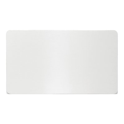 Polished Aluminum Engravable Plates - Set of 6