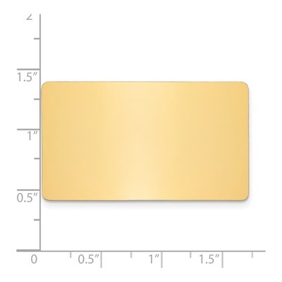 Polished Brass Engraving Plates, Set of 6 – view 2