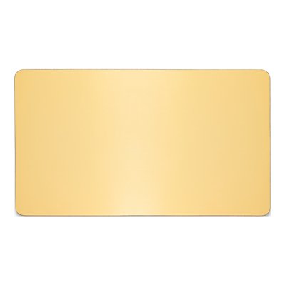 Polished Brass Engraving Plates, Set of 6