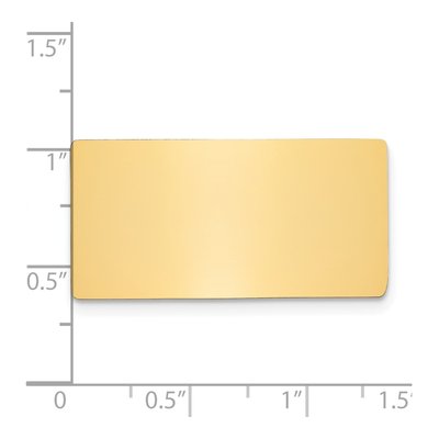 Polished Brass Engravable Plates - Set of 6 – view 2