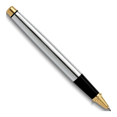 Cross Townsend Chrome Rolling Ball Pen, Gold Accents – view 3