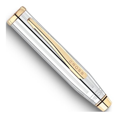 Cross Century II Medalist Pen Cap - Chrome & Gold