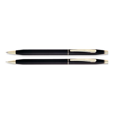 Crossr Satin Black Pen & Pencil Set