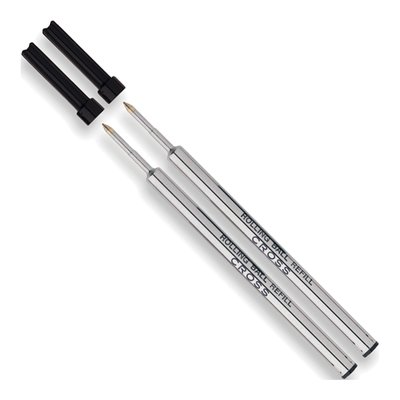 Cross Black Gel Rolling Ball Pen Refills, Set of 2