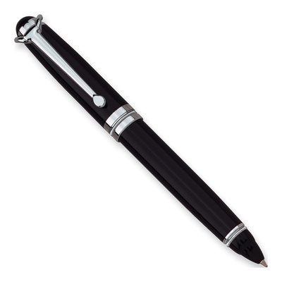 Charles Hubert Black & Silver-Tone Ballpoint Pen