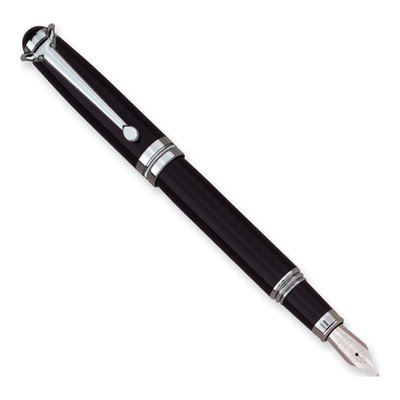 Charles Hubert Glossy Black Fountain Pen