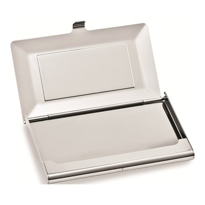 Engravable Nickel-Plated Business Card Case – view 2