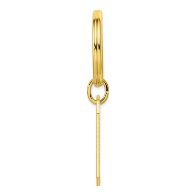 Fashion Gold-Plated Kelly Waters Swiss Cut Edge Key Ring – view 2