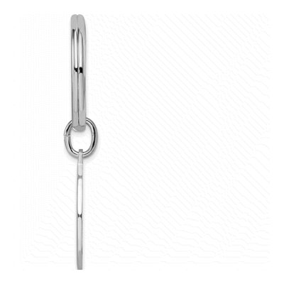Round Masonic Key Ring, Rhodium-Plated – view 2