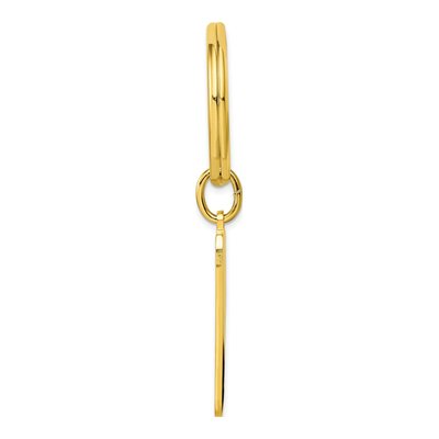 Gold-Plated Star Diamond Key Ring – view 2