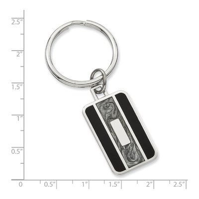 Rhodium Key Ring – view 3