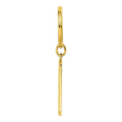 Golf Bag Key Ring, Gold-Plated – view 2