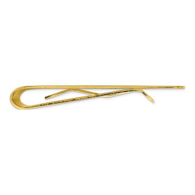 Men's Gold-Tone Satin Money Clip – view 2