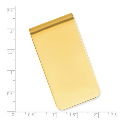 Gold-Tone Rectangle Money Clip – view 3