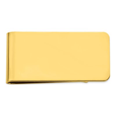 Gold-Tone Rectangle Money Clip