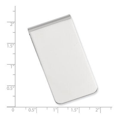 Rhodium-Plated Money Clip for Men – view 3