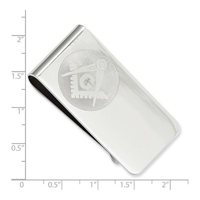 Men's Masonic Money Clip – view 3