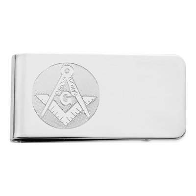 Men's Masonic Money Clip