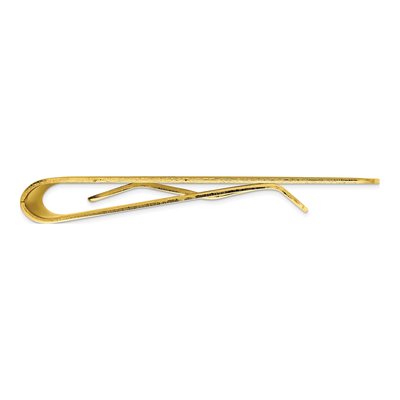 Gold-Plated Patterned Money Clip – view 2