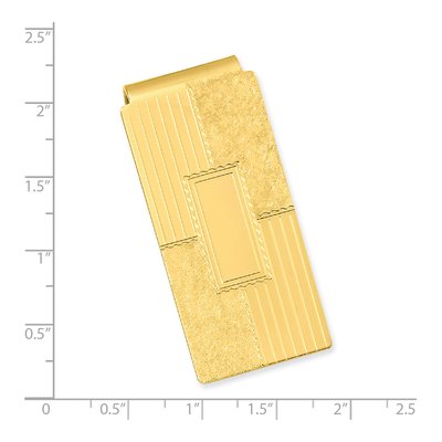 Gold-Plated Coat of Arms Money Clip – view 3