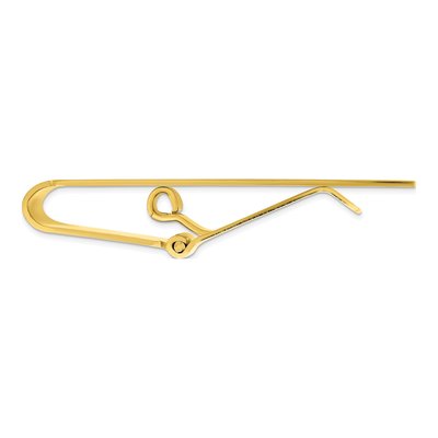 Engravable Gold-Tone Money Clip – view 2