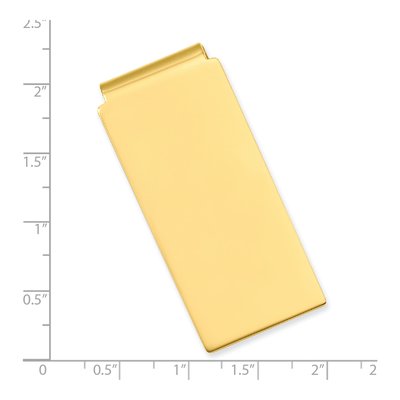 Men's Gold-Plated Hinged Money Clip – view 3