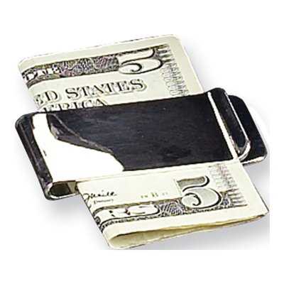Silver-Plated Brass Money Clip