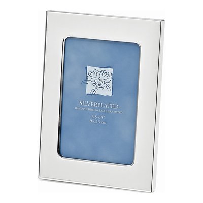 Silver-Plated Engravable 3.5x5 Photo Frame
