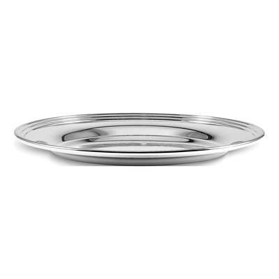 Silver-Plated 8-Inch Round Tray – view 2