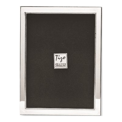 Sterling Silver Beaded 4x6 Photo Frame