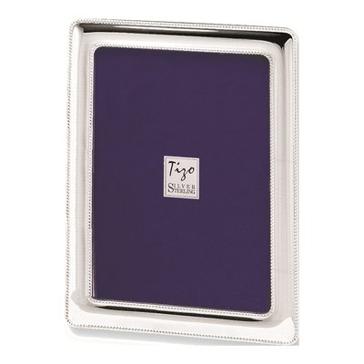 Sterling Silver Beaded Photo Frame