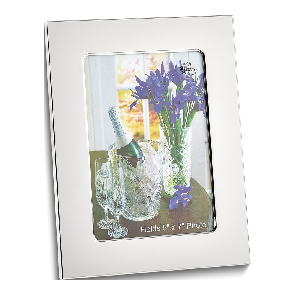 Nickel-Plated 5x7 Photo Frame