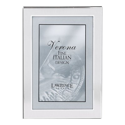 Silver-Tone Engravable 4x6 Metal Photo Frame