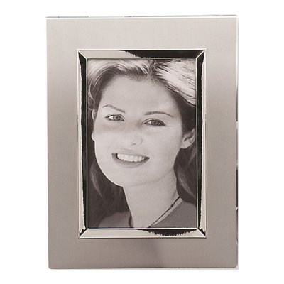 Brushed Aluminum 4x6 Photo Frame