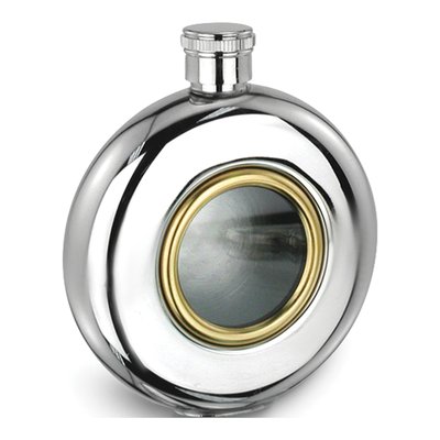 Stainless Steel Glass Window Flask with Funnel