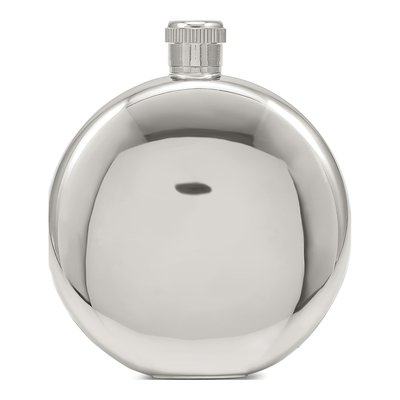 Stainless Steel Round Flask with Funnel – view 3