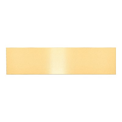 Satin Brass Engravable Plates - Set of 6