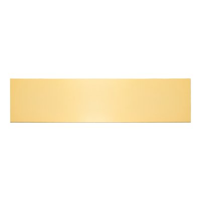 Polished Brass Plates, Set of 6