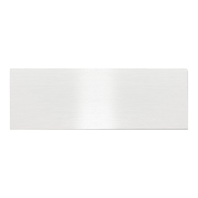 Satin Aluminum Engravable Plates - Set of 6