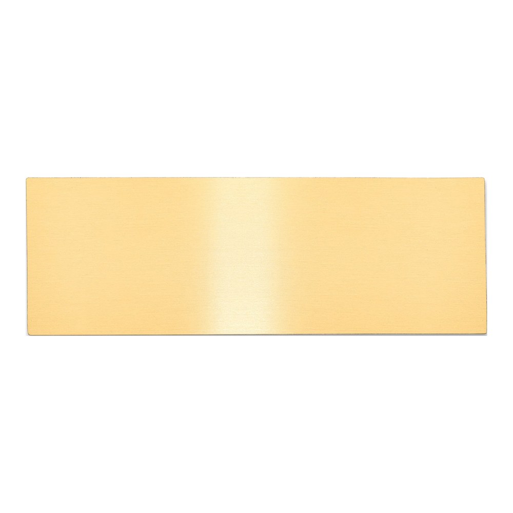 Satin Brass Plates Set of 6